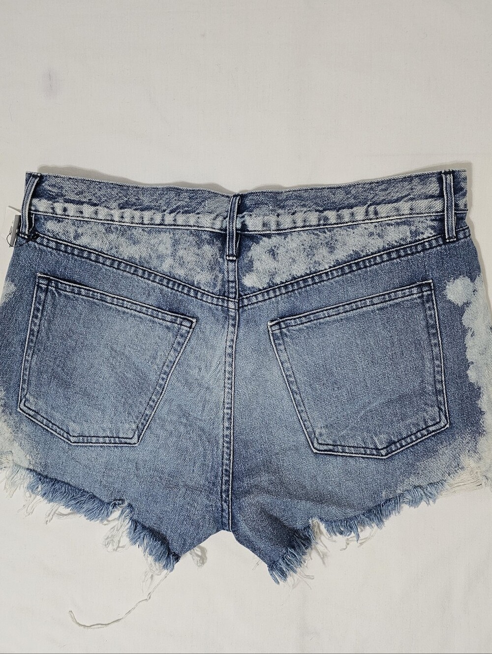 3x1 W2 Mason Denim Shorts Size 28 Vandal Acid Wash Distressed Cutoff NWT - Picture 5 of 9